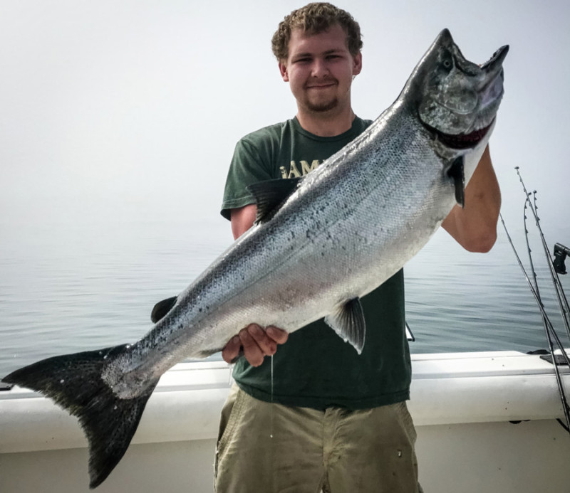 Summer Salmon Fishing on Lake Michigan Is Underway